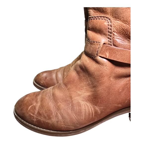 MICHAEL Michael Kors Blake Boot 7.5 M Brown winter Boot Buckles Calf - Picture 6 of 16